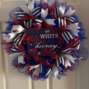 Patriotic wreath